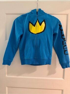 DOGMAN- Boy's Blue Long Sleeve Cosplay Zip-Up Hoodie